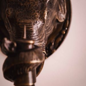 Bronze Elephant Wall Sconces